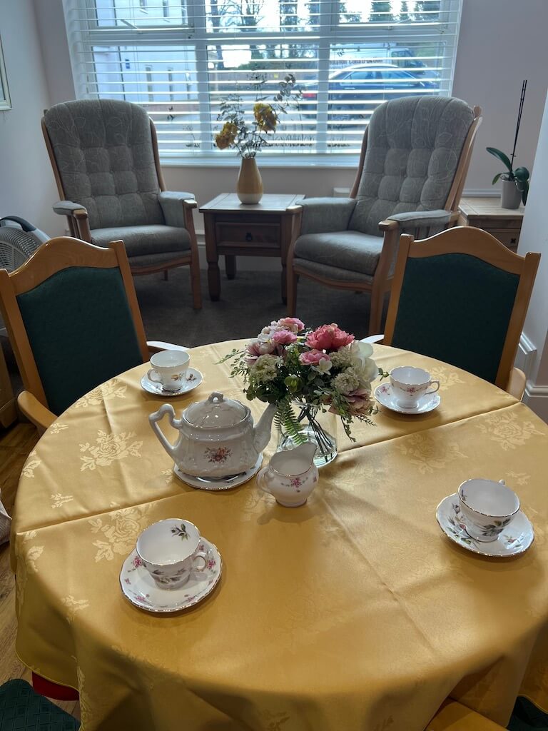 Dining room table and chairs